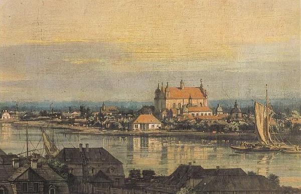 Bernardo Bellotto View of Praga with Bernardine church Germany oil painting art